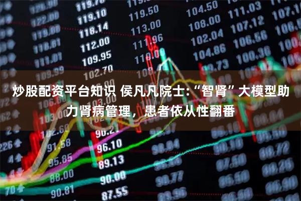 炒股配资平台知识 侯凡凡院士:“智肾”大模型助力肾病管理，患者依从性翻番